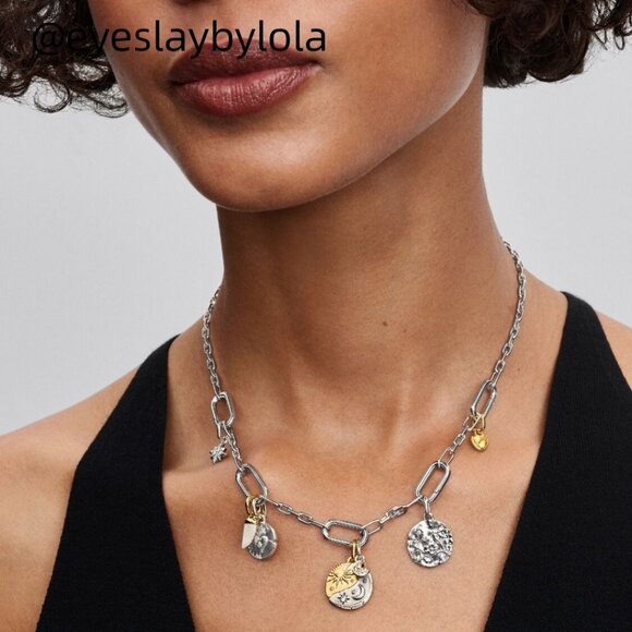 Pandora Sun and Moon Medallion Charm - Picture 4 of 5